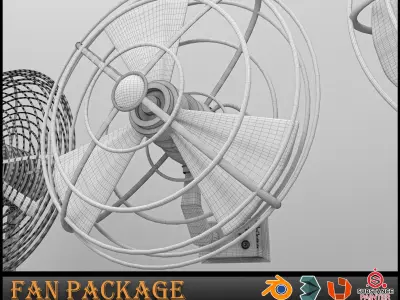 Fan Package 3D model
