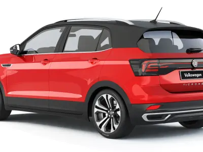 Volkswagen T-Cross 250 TSI Highline 2019 3D model