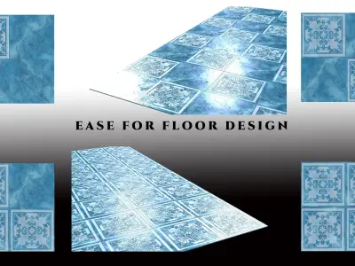 Luxury Floor - Marble Tiles 02 Low-poly 3D model