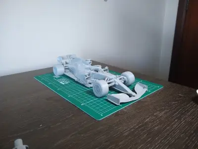 3D PRINTABLE ASTON MARTIN F1 CAR 3D print model