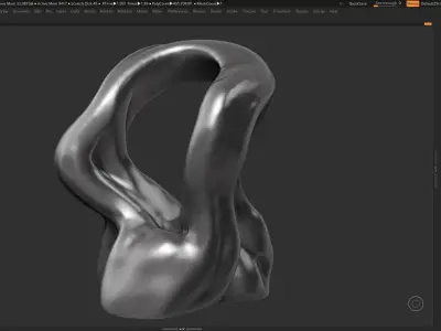 Modern Abstract Decorative sculpture 3d print model 41 3D print model