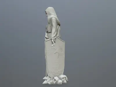 Man Statue 3D print model