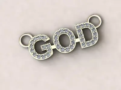 god  pendant Free 3D model