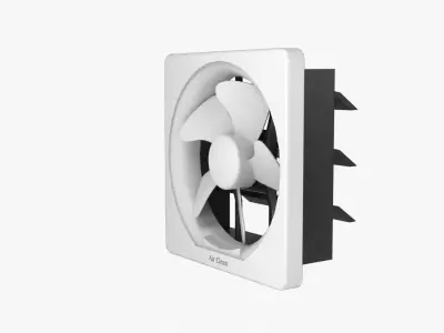 Ventilation Fan Low-poly 3D model