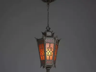Hanging Fancy Decorative Ceiling Fixture Light 3D model