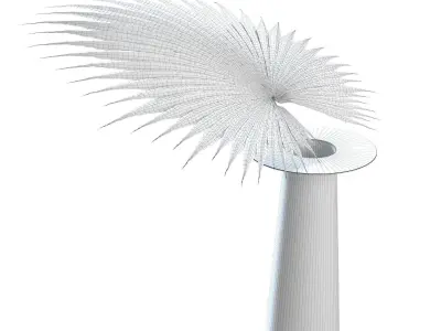 BoConcept decorative set with vase candleholders and lemons 3D model