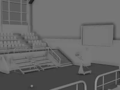 Low-Poly Basketball 3D Model - Game-Ready Asset for CG Projects Low-poly 3D model