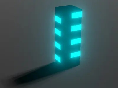 lamp light Free low-poly 3D model