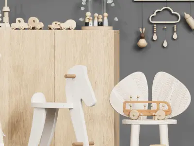 Children Toys Furniture 3D model