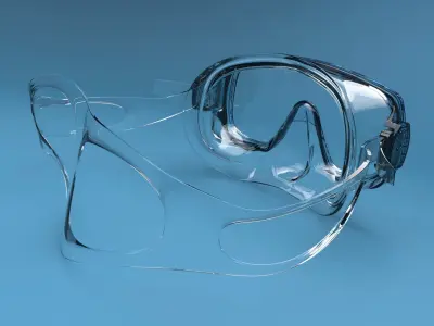 water mask Free 3D model