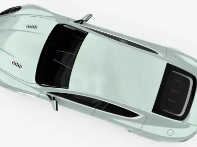 Aston Martin Rapide 2010 Low-poly 3D model