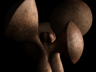 Sculptures of Abstraction Trumpet Woman 2011 3D model