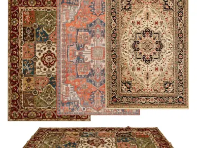 Rugs No 1020 Low-poly 3D model