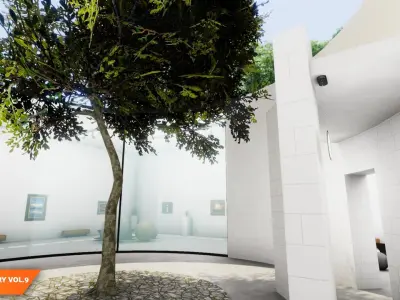 Art gallery Vol9 - modern pavilion 3D model