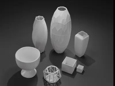 Decorative Vases  3D model