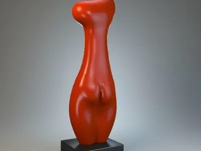 Yin Sculpture 3D model