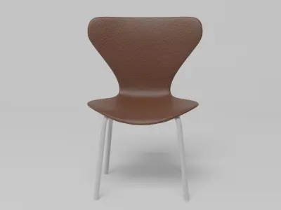Modern chair Low-poly 3D model