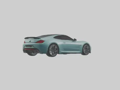 Limited Edition Sports Coupe model Low-poly 3D model