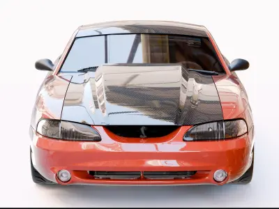 1998 SN95 Merchant Centrifugal Supercharged Muscle Car 3D model