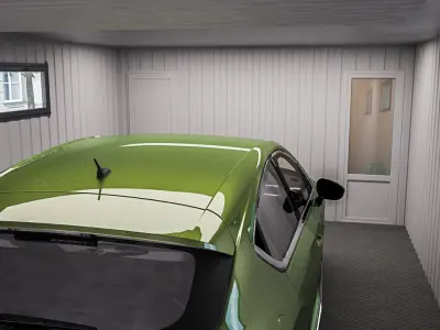 MOBILE CAR WASH 36m2  3D model