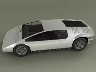 Bizzarini Manta Concept 3D model