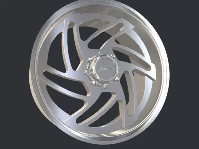 JTX Forged Turbo Wheel printable 3D print model