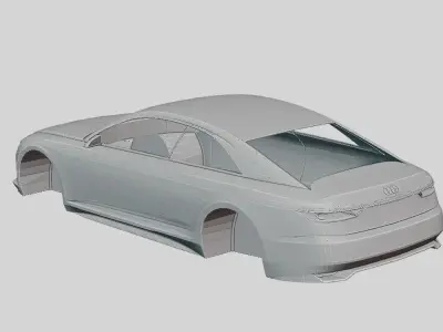 Audi A9 Prologue Concept 2022 Printable Body 3D print model