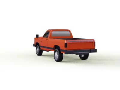 DODGE RAM D250 1989 TRUCK 3D print model