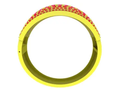 6271 Luxury Diamond Bangle 3D print model