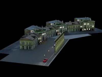 car gt4 scene 3D model