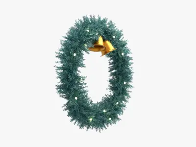 Christmas Wreath 3D model