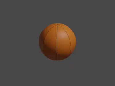 BasketBall rugby ball Free low-poly 3D model