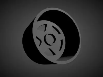 Fifteen52 Tarmac TR scalable and Printable rim 3D print model