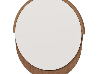 Boudoir Wall Mirror 3D model