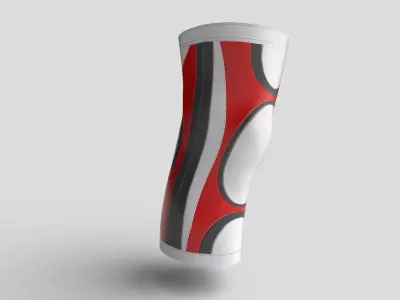 Medical Knee Support  Low-poly 3D model
