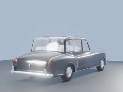 Rolls Royc phantom iv Low-poly 3D model