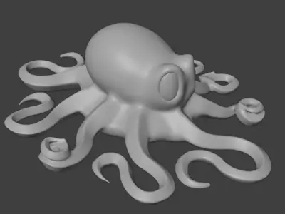 octopus 3D print model purchase