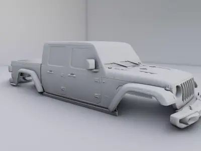 JEEP GLADIATOR 2020 3D print model