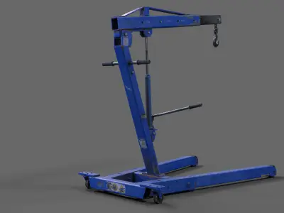 Crane engine 3D model