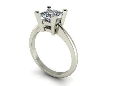 Women ring 3dm stl render detail 3D print model 30