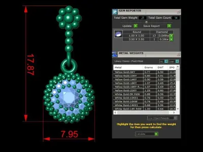 Jewelry Earring 3D print model