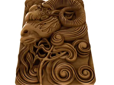 Panel Decorative 3D STL Model for 3DPrint 3D model