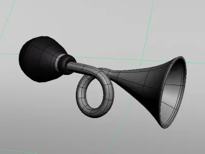 Horn clown cartoon 3D model