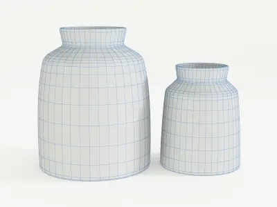 Elegant Decorative Vase 3D model