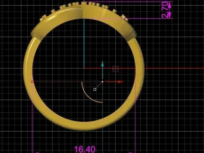 RIng Infinity 11 Free 3D print model