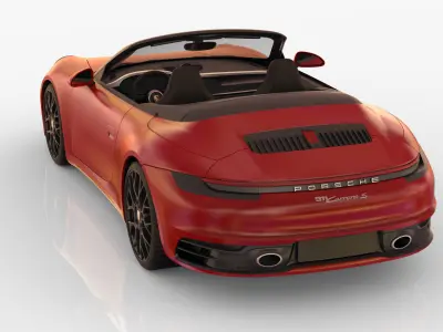 Porsche 911 GT3 992 3D Model 3D model