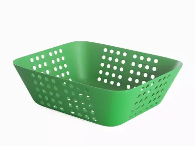 Plastic Basket 02 3D model