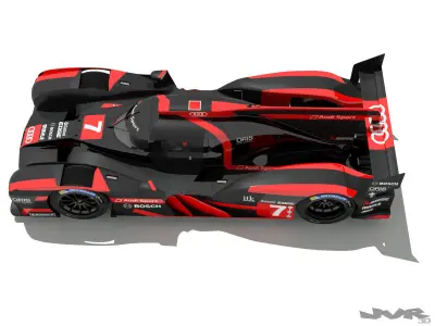 Audi R18 e-tron 2016 3D model