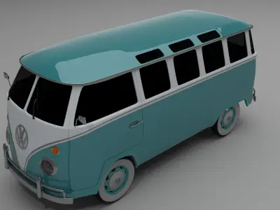 VW Bus Mk 1 3D model