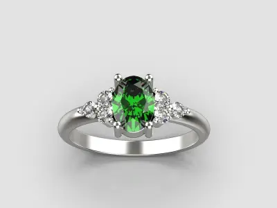 wedding rings for women 3D print model